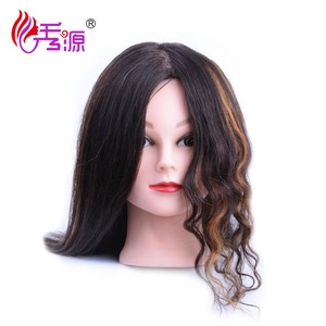 Salon hairdresser training head african american Female mannequin head for wig display