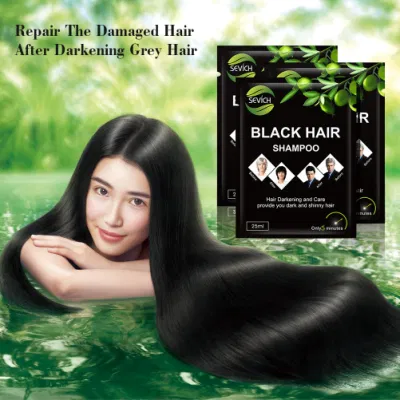 Sevich Anti Grey Color Dark Brown Hair Dye Hair Black Shampoo