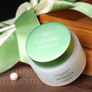 Skin Care Deep Cleansing Coconut Oil Makeup Remover Cream with Green Tea Extract