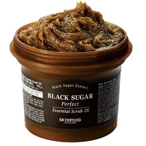 Skinfood Black Sugar Perfect Essential Scrub 210g [Wash Off] Multi Fruit Complex