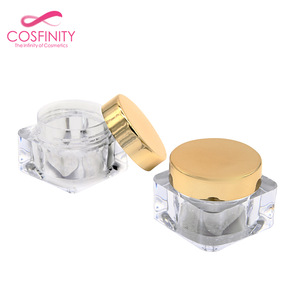 small decorative cosmetic packaging airless unique luxury empty bottle 15g cream jar