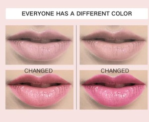 temperature change color lip balm