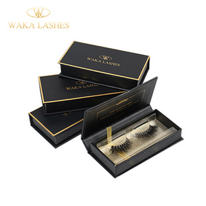 Top grade supplier custom eyelash box 10mm-18mm multi-curl perfect 3D effect silk mink false eyelash