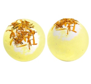 Vegan 120g Ball Organic Fragrance Skincare Bubble Fizzy  Natural Bath bombs With Dried Flowers Spa Rose Bath Bomb