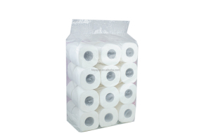 Water dissolved toilet paper bathroom tissue