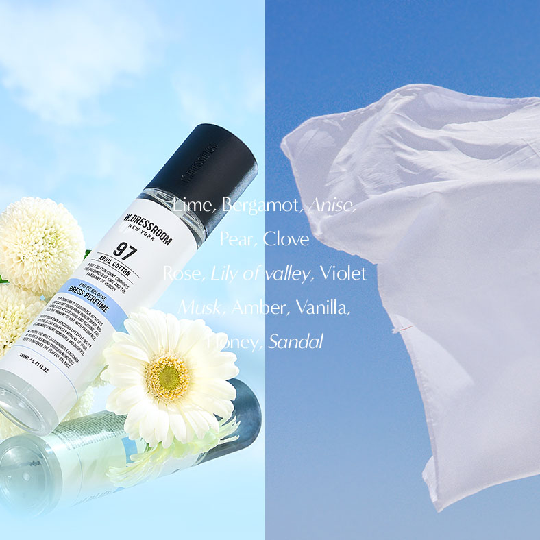 (W.DRESSROOM) NEW Dress Perfume Basic Season 3 No.97 April Cotton 160ml