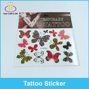 Wenzhou Factory Supply Good Price Henna Sticker Tattoo Stencils