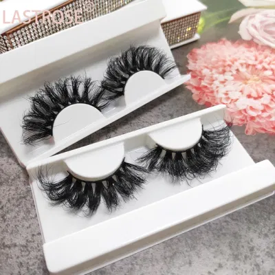 Wholesale Private Label Fluffy 25 mm Mink Fur Eyelash