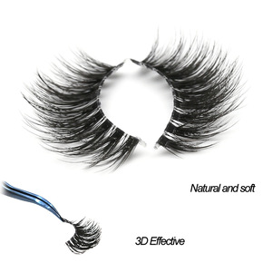 Worldbeauty wholesale private label eyelashes clear band Korean silk PBT fiber 3D faux mink lashes