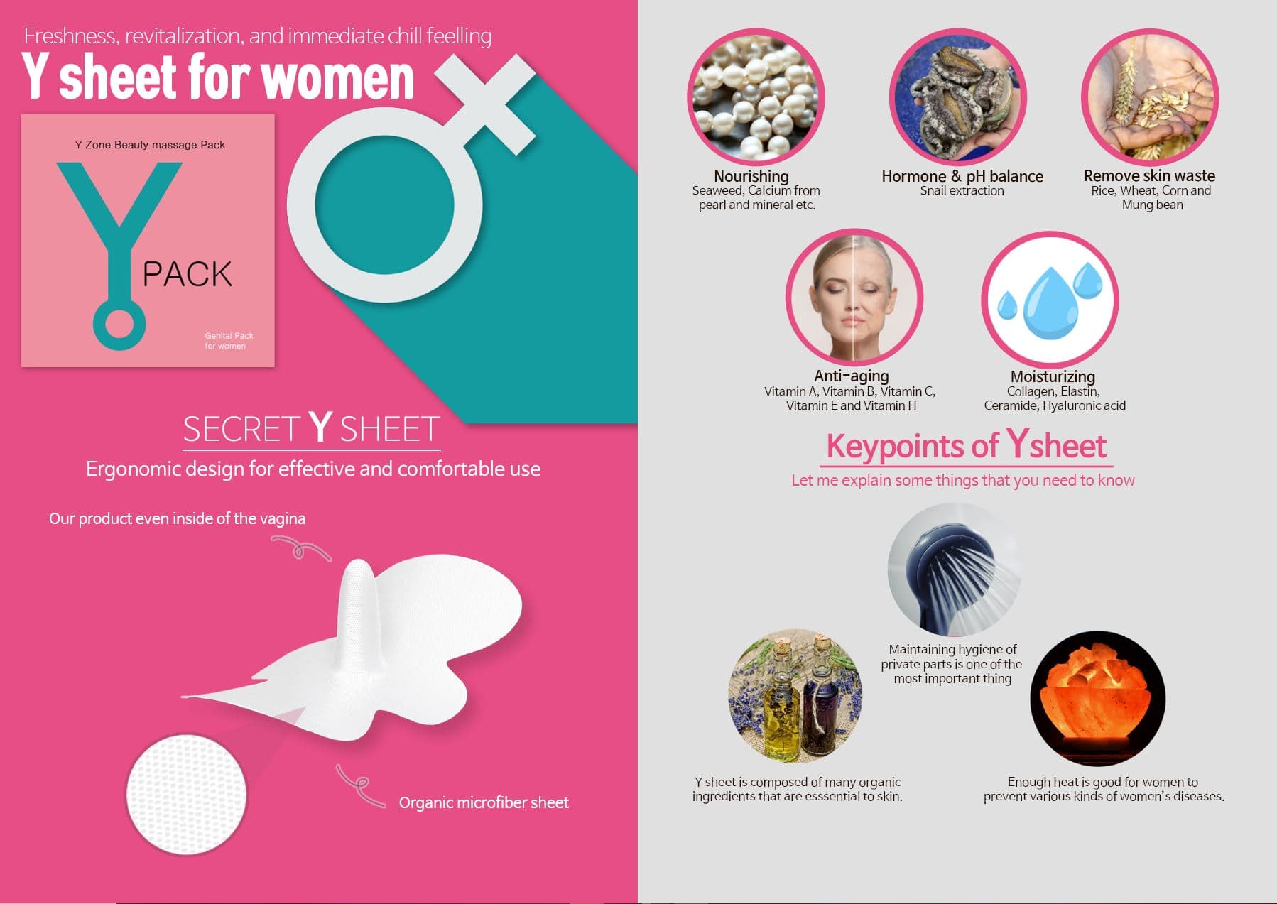 Y Zone Beauty massage pack