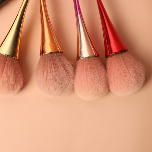 Unique Design Powder Brush with Sculpted Handle – Custom Cosmetic Brush Wholesale