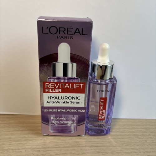 L'Oreal Revitalift Filler Hyaluronic Acid Anti Wrinkle Serum 30ml - NEW BOXED