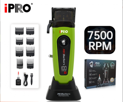 New Ten Thousand RPM Digital Professional Hair Clipper Electric Push Clipper DLC Knife Hair Salon Brain Flower Same Oil Head Pusher