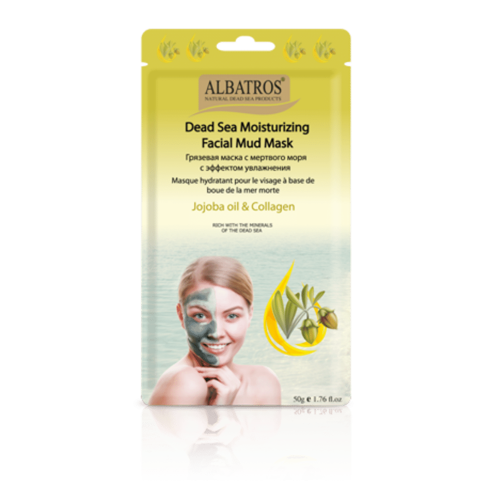 Moisturizing Facial Mud Mask ‘Jojoba Oil & Collagen’