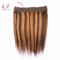 New Style Piano color brazilian human hair Halo hair extensions