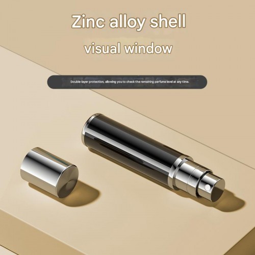 5ML High-end Alloy Open-window Bottom-Filled Business Perfume Spray Bottle