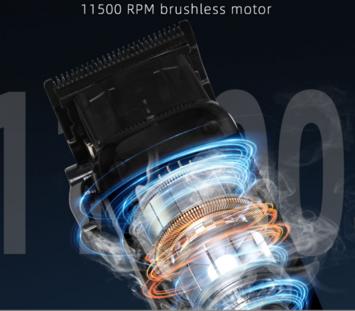 New Ten Thousand RPM Digital Professional Hair Clipper Electric Push Clipper DLC Knife Hair Salon Brain Flower Same Oil Head Pusher