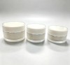Acrylic skincare jars, cosmetic packaging