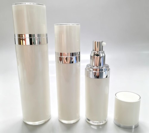 Acrylic skincare jars, cosmetic packaging