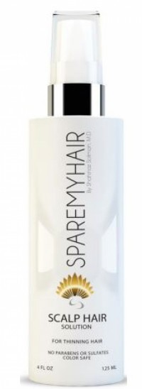 SPARE MY HAIR SCALP SOLUTION 4 fl oz- Restore Hair loss Naturally- No Minoxidil.