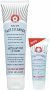 First Aid Beauty Pure Skin Face Cleanser Bundle – Sensitive Skin Gentle Cleanser