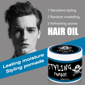 100g Matte Retro Hair Oil Clay Fluffy Hair Mud slicked Hold Low Shine Styling Wax For keep men oil Hair wax High Strong cream