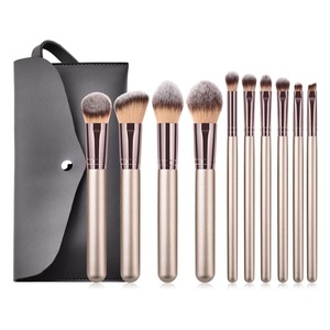 10pcs Makeup Brush Set Premium Cosmetics Tool