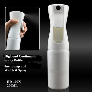 200ML 300ML PP Plastic Hair Care Continuous Spray Pump PET Bottles RD-107X