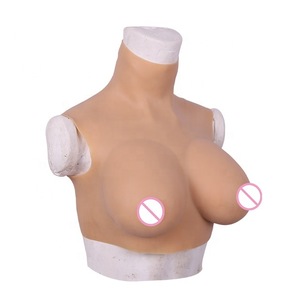75D Cup Artificial Breast Enhancer Realistic Silicone Breast Forms for  Crossdresser - Henan Han Song Silicone Products Co., Ltd.