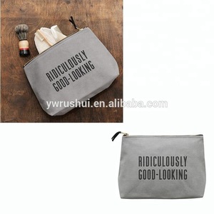  China Canvas Cosmetic Bag Makeup, Cotton Waffle Cosmetic Bag, Canvas Bag Make Up/Mens Toiletry Bags