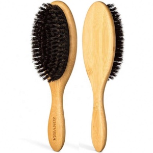 Amazon Hot Sell 2019 Personalized Nylon Bristles 9 Row Denman Hair Brush