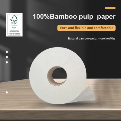 Bamboo Toilet Paper Customize Logo OEM Factory Sales Wrapping Printed