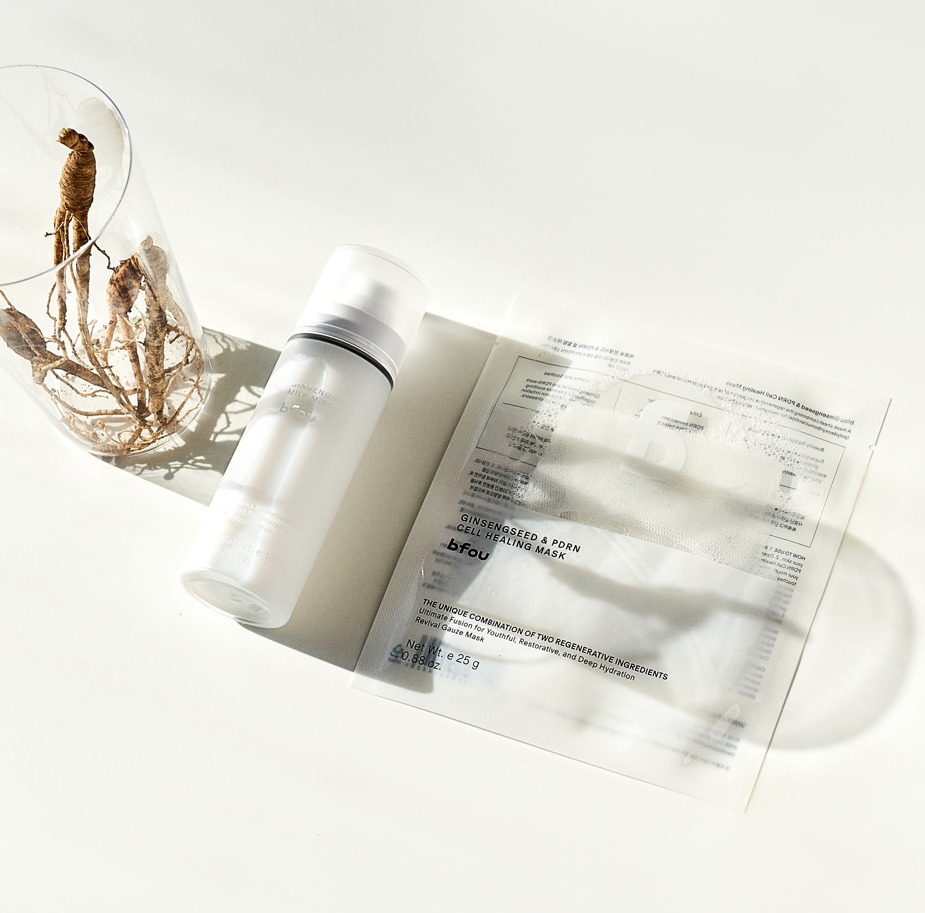 bfou Ginseng Seed &amp; PDRN Milk Mist - Premium Korean Facial Mist Skin Care