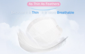 Breathable Ultra Thin Custom Absorbent Maternity Feeding Disposable Free Sample Breast Pads