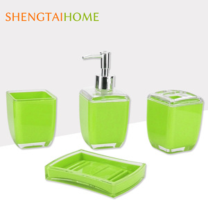 china wholesale household cleaning hot sale polyresin bathroom sets for fonda