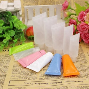 Custom colorful cosmetic packaging soft empty bb hand cream eco-friendly plastic cosmetic tube