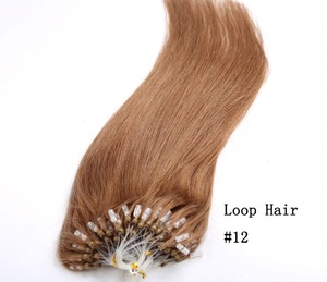 Custom high-end market Brazilian micro loop virgin human hair extension