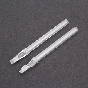 Disposable 50Pcs Plastic Tattoo Tips Needle Mouth Transparent 13FT