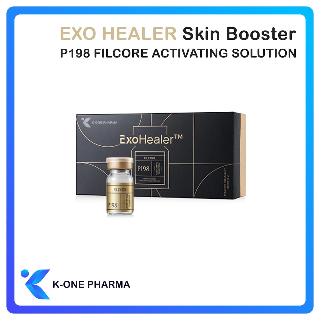 EXO HEALER P198 FILCORE ACTIVATING SOLUTION Anti-Wrinkles, Folds, Hydration, Smoothing Skin