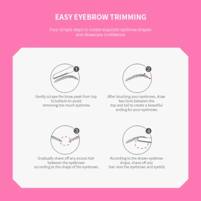Factory Price Eyebrow Shaver for Female Eyebrow Trimming and Facial Trimming