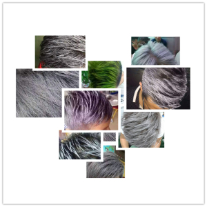 Fashionable professional wholesale temporary natural silver color hair wax