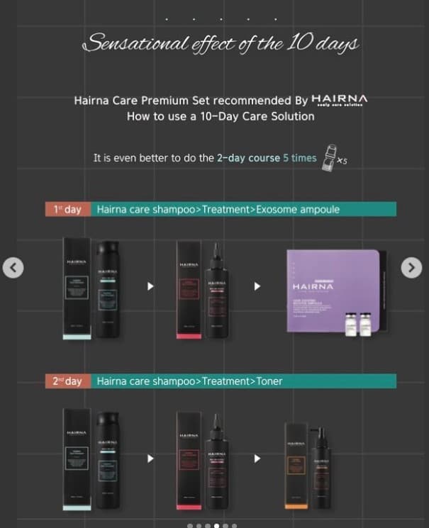 HAIRNA HAIR CARE TREATMENT TONER SHAMPOO  