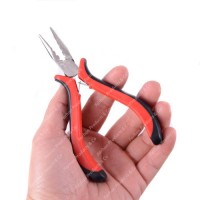 Hole Hair Pliers+ Micro Pulling Needle+Loop Threader for Hair Hair Extension Tools