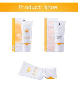 Hot selling SPF30 sun skin protection whitening and moisturizing sunscreen for beauty skin care