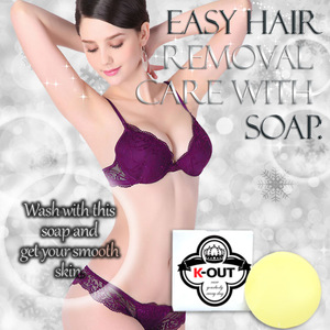 Japanese K-OUT hair removal soap for wholesale beauty supply