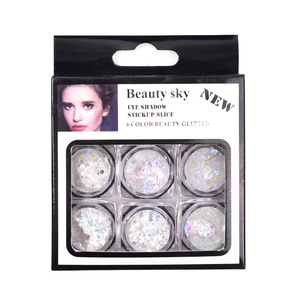 Ladies eyes beauty 72 colors popular metallic stick slice shining bling bright makeup eye shadow