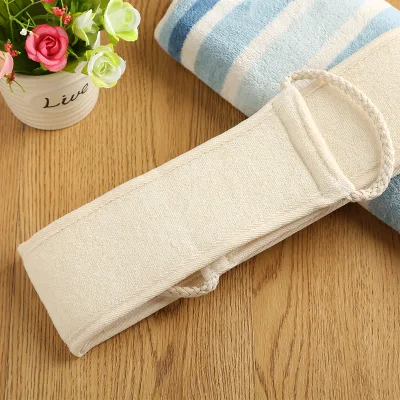 Loofah Exfoliating Long Back Washer Body Scrubber Belt Exfoliating Loofah Pads