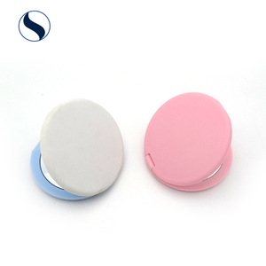 Magnification Foldable Travel Double Side Small Beauty Make Up Plastic Cosmetic Pocket Compact Makeup Mirror