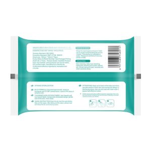 Medical Grade 70 Alcohol Antibacterial Desinfect Hand Wet Wipe Logo with Alcohol in Bulk