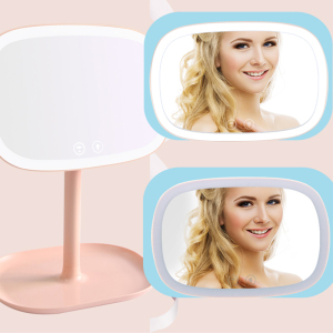 NEW Arrival Rechargeable Magnet magnifier Vanity lighted makeup Humidifier Lamp Mirror